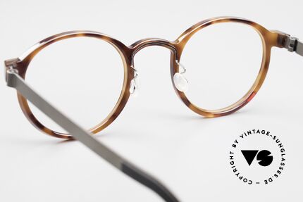 Lindberg 1014 Acetanium Round Designer Specs Panto, unworn designer piece with an original Lindberg case, Made for Men and Women