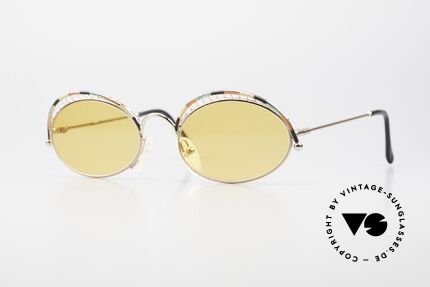 Casanova TSC1 80's Art Eyeglass-Frame, glamorous eyeglasses by CASANOVA from around 1985, Made for Women