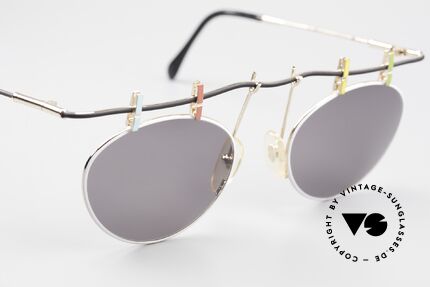 Taxi ST2 by Casanova Clothespin Sunglasses 80's, unworn single piece; limited, no. 256 of 1000 worldwide, Made for Men and Women