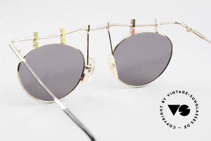 Taxi ST2 by Casanova Clothespin Sunglasses 80's, but still functional, since frame fits optical (sun)lenses, Made for Men and Women