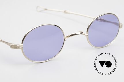 Lunor I 10 Telescopic Oval Sunglasses Slide Temple, unworn RARITY (for all lovers of quality) from app. 1999, Made for Men and Women