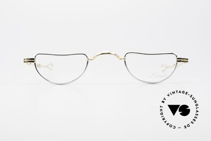 Lunor I 07 Telescopic Telescopic Glasses Bicolor BC, BC = bicolor, 22ct gold-plated, front = platinum plated, Made for Men and Women