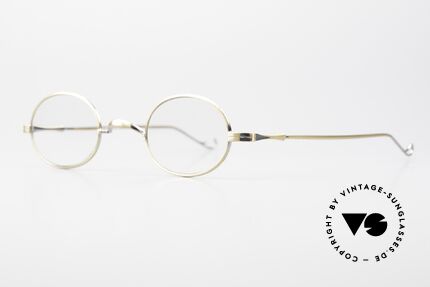Lunor II 10 Limited Glasses Antique Gold, rather a small model (in size 43/26) for ladies and gents, Made for Men and Women
