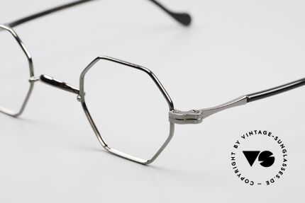 Lunor II A 11 Octagonal Eyeglasses Gunmetal, unisex model (for ladies & gents) with GUNMETAL finish, Made for Men and Women
