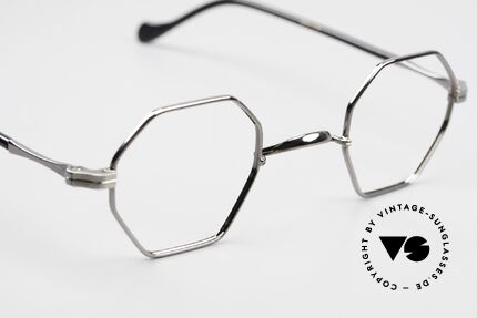 Lunor II A 11 Octagonal Eyeglasses Gunmetal, unworn RARITY (for all lovers of quality) from app. 2010, Made for Men and Women