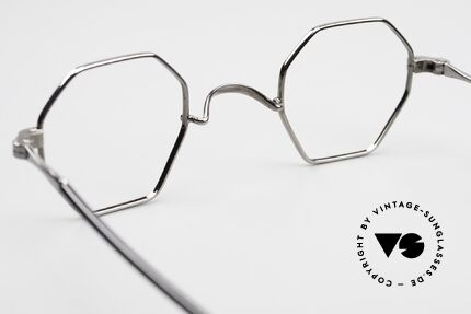 Lunor II A 11 Octagonal Eyeglasses Gunmetal, frame can be glazed with lenses of any kind (optical / sun), Made for Men and Women