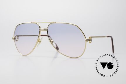 Cartier Vendome LC - M Baby-Blue Pink Gradient Lenses Details