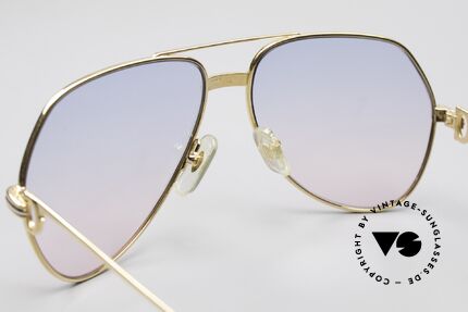 Cartier Vendome LC - M Baby-Blue Pink Gradient Lenses, NO retro sunglasses, but an authentic vintage ORIGINAL, Made for Men and Women
