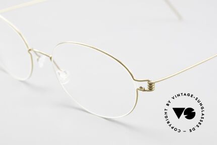 Lindberg Charly Air Titan Rim Oval Titanium Glasses Unisex, extremely strong, resilient and flexible (and 3g only!), Made for Men and Women