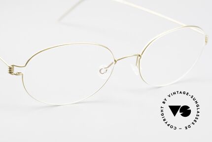 Lindberg Charly Air Titan Rim Oval Titanium Glasses Unisex, unworn, NOS, with original magnetic case by Lindberg, Made for Men and Women