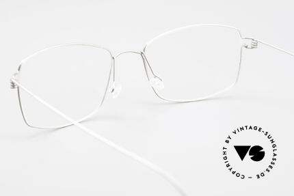 Lindberg Casper Air Titan Rim Square Titanium Glasses Unisex, simple & strong frame: free from screws, rivets & welds, Made for Men and Women