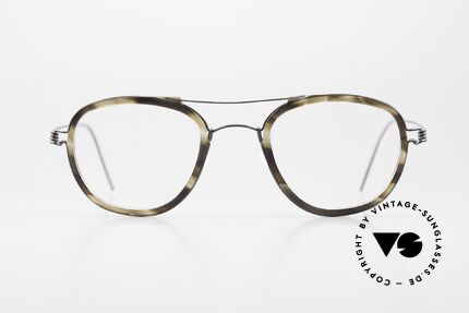 Lindberg William Air Titan Rim Panto Glasses Women & Men, mod. William in size 47-23, temple length 145, col. U9, Made for Men and Women