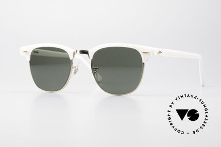 Ray Ban Clubmaster Bausch & Lomb USA 80's Shades Details