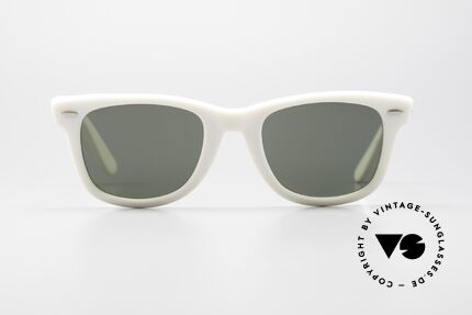Ray Ban Wayfarer I Rare USA Sunglasses Limited, worn by Don Johnson in "Miami Vice" in the 1980's, Made for Men and Women Ray Ban Wayfarer I Rare USA Sunglasses Limited, worn by Don Johnson in "Miami Vice" in the 1980's, Made for Men and Women