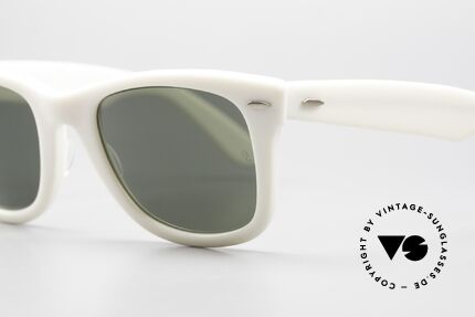 Ray Ban Wayfarer I Rare USA Sunglasses Limited, ultra rare white version 5022 with G15 B&L lenses, Made for Men and Women Ray Ban Wayfarer I Rare USA Sunglasses Limited, ultra rare white version 5022 with G15 B&L lenses, Made for Men and Women
