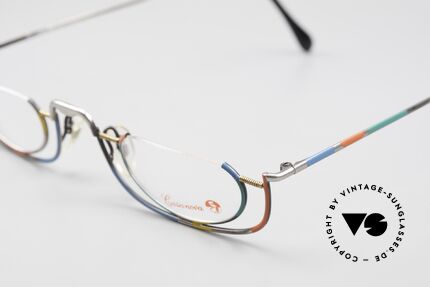 Casanova LC34 Colorful Reading Eyeglasses 80s, simply a fantastic combination of art & functionality, Made for Men and Women