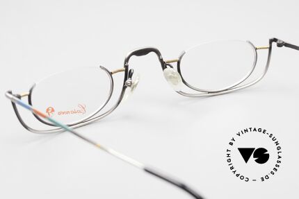 Casanova LC34 Colorful Reading Eyeglasses 80s, original 80's frame can be glazed with prescriptions, Made for Men and Women