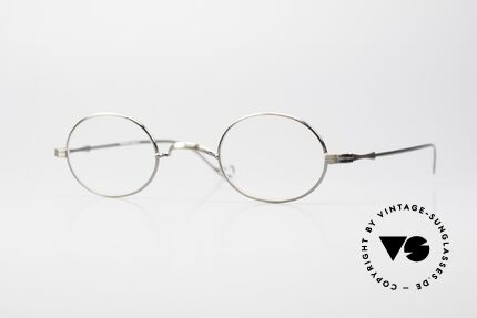 Lunor II 10 Oval Metal Frame Antique Gold Details