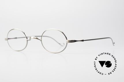 Lunor II 10 Oval Metal Frame Antique Gold, rather a small model (in size 43/26) for ladies and gents, Made for Men and Women