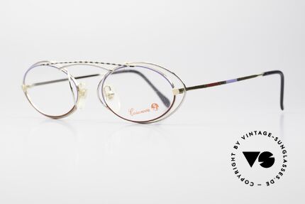 Casanova LC22 80's Vintage Frame For Ladies, unique with subtle frame pattern (multicolored), Made for Women