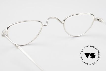 Lunor I 06 Telescopic Extendable Reading Eyeglasses, platinum plated frame = a costly rarity; collector's item, Made for Men and Women