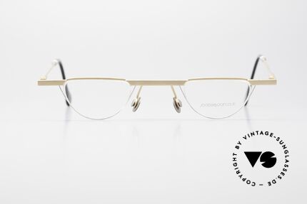 Passe Partout 09A Reading Frame Bauhaus Style, striking "architect's" eyeglasses with spring hinges, Made for Men and Women