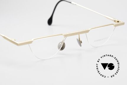 Passe Partout 09A Reading Frame Bauhaus Style, an unworn masterpiece with original DEMO lenses, Made for Men and Women