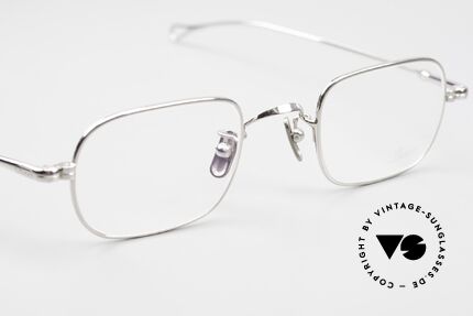 Lunor V 113 Men's Glasses Square Platinum, from the 2011's collection, but in a well-known quality, Made for Men