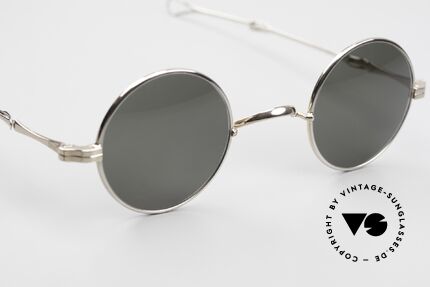 Lunor I 12 Telescopic Round Telescopic Sunglasses, great condition with slight signs of wear and patina, Made for Men and Women