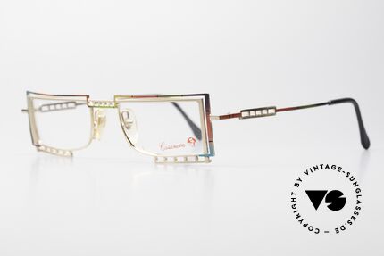 Casanova LC4 Square Specs Rainbow Colored, LC ="Liberty Collezione", which is Ital. "Art Nouveau", Made for Men and Women