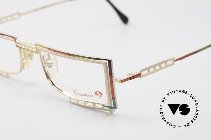 Casanova LC4 Square Specs Rainbow Colored, frame design & color according to the "Belle Epoque"., Made for Men and Women