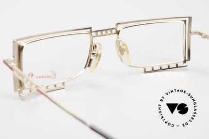 Casanova LC4 Square Specs Rainbow Colored, unworn with orig. Casanova demo lens, new old stock, Made for Men and Women