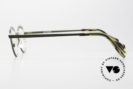 Theo Belgium Asscher Panto Titanium Glasses, unworn (like all our rare vintage eyewear by THEO), Made for Men and Women