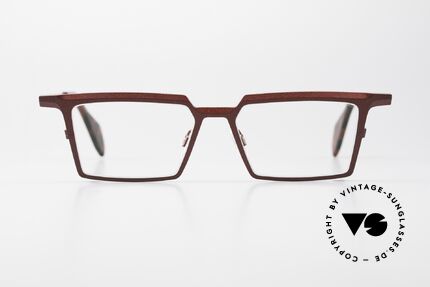 Theo Belgium Emerald Square Designer Frame Titanium, ladies glasses or men's eyeglasses at the same time, Made for Men and Women