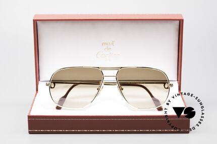 Cartier Tank - M Luxury Designer Sunglasses, NO RETRO shades; a rare 35 years old vintage ORIGINAL!, Made for Men