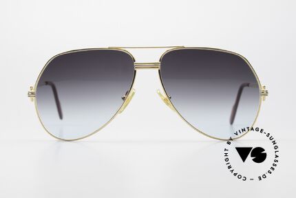 Cartier Vendome LC - L From Gray To Blue Gradient, mod. "Vendome" was launched in 1983 & made till 1997, Made for Men and Women