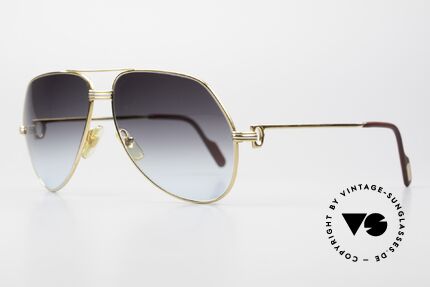 Cartier Vendome LC - L From Gray To Blue Gradient, this pair (with L.Cartier decor): LARGE size 62-14, 140, Made for Men and Women