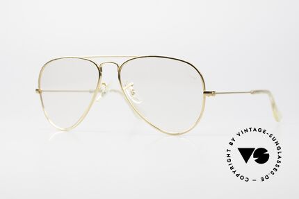 Ray Ban Aviator Small Old B&L USA Eyeglasses, small aviator eyeglasses by RAY-BAN of the 1980's, Made for Men