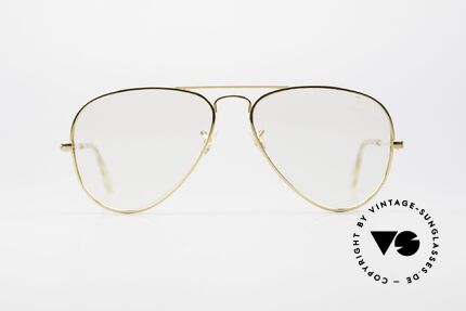 Ray Ban Aviator Small Old B&L USA Eyeglasses, really rare frame version, made for optical lenses, Made for Men