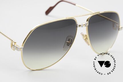 Cartier Vendome Santos - M Gray-Yellow Gradient Lenses, new, very noble lenses (gradient from gray to yellow), Made for Men and Women