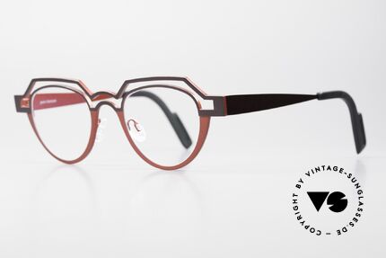 Theo Belgium Percé Designer Specs Panto Titanium, a great designer piece and truly an EYE-CATCHER, Made for Men and Women