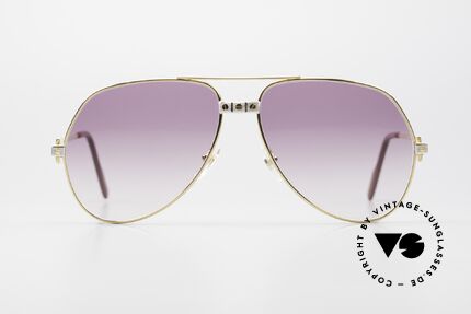 Cartier Vendome Santos - M James Bond Movie Shades 80's, mod. "Vendome" was launched in 1983 & made till 1997, Made for Men and Women
