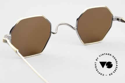 Lunor II 11 Square Panto Shades XS, NO RETRO SUNGLASSES; but a luxury vintage ORIGINAL, Made for Men and Women