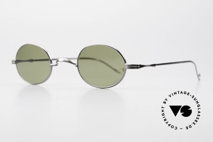 Lunor II 10 Oval Sunglasses Gunmetal, rather a small model (in size 43/26) for ladies and gents, Made for Men and Women