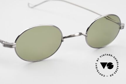 Lunor II 10 Oval Sunglasses Gunmetal, unworn single item (for all lovers of quality), true rarity, Made for Men and Women