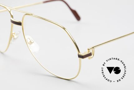 Cartier Vendome Laque - M Original 80's Luxury Eyeglasses, luxury frame (22ct gold-plated) with full orig. packing!, Made for Men and Women