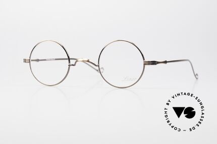 Lunor II 12 Limited Edition Antique Copper, XS round Lunor eyeglasses of the old "LUNOR II" series, Made for Men and Women