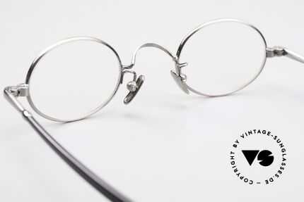 Lunor VA 101 Small Oval Specs Antique Silver, Size: small, Made for Men and Women