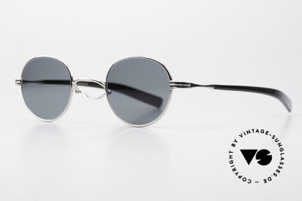 Lunor Swing A 32 Panto Asian Model With Smaller Bridge, precious PLATINUM-plated frame; true luxury eyewear!, Made for Men and Women