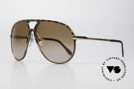 Alpina M1 Iconic 80's Sunglasses Large Size, 2nd hand in vintage top condition + Bvlgari case, Made for Men